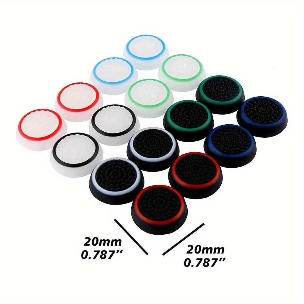 Silicone Thumb Stick Grip Caps Anti-slip Joystick Cover For PS5 PS4 Xbox Series X/S One Controller Analog Stick Protector Game A Qme