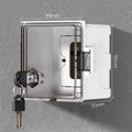 Outdoor Socket Box Anti-theft Waterproof Cover 86Type Lockable Qme Transparent