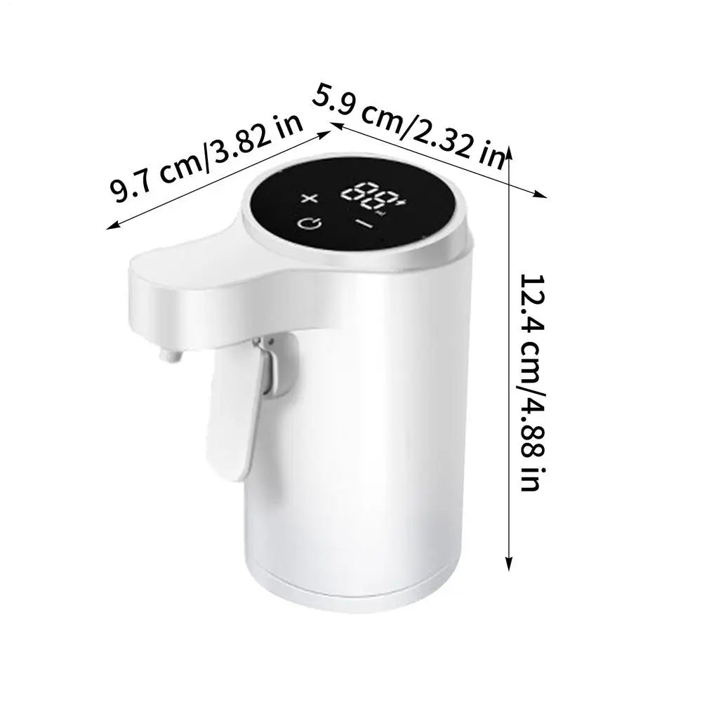 hot Automatic Wine Dispenser Smart Sensor Wine Pump 4 Modes Touch Screen Digital For Red Wine Whiskey Liquor Electric Decanter Qme White