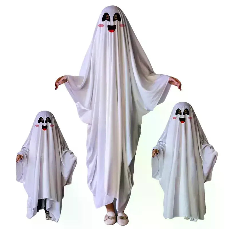 Halloween Costume Soft Breathable Fabric Easy Wear Cute Prints For Adults Kids Halloween Parties Qme