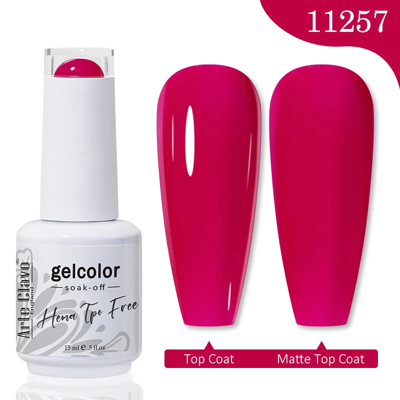 Arte Clavo Jelly Series Semi-transparent Light Pink Peach Gel Nail