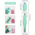 1 Nail Art Heart Snake Cat Eye Design Y2K Checkered Pattern Hearts Qme Light blue