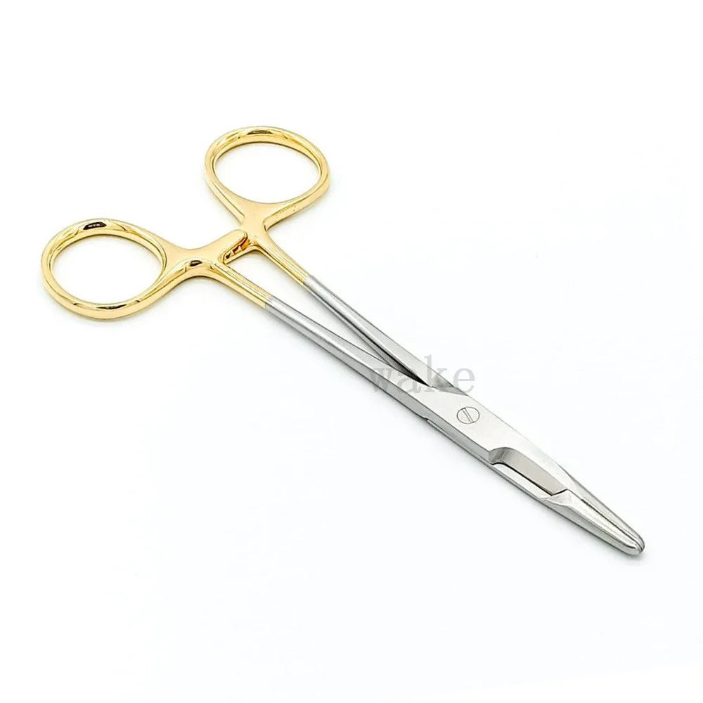Stainless Steel Needle Holder Insert Scissors Ophthalmic Instrument Qme