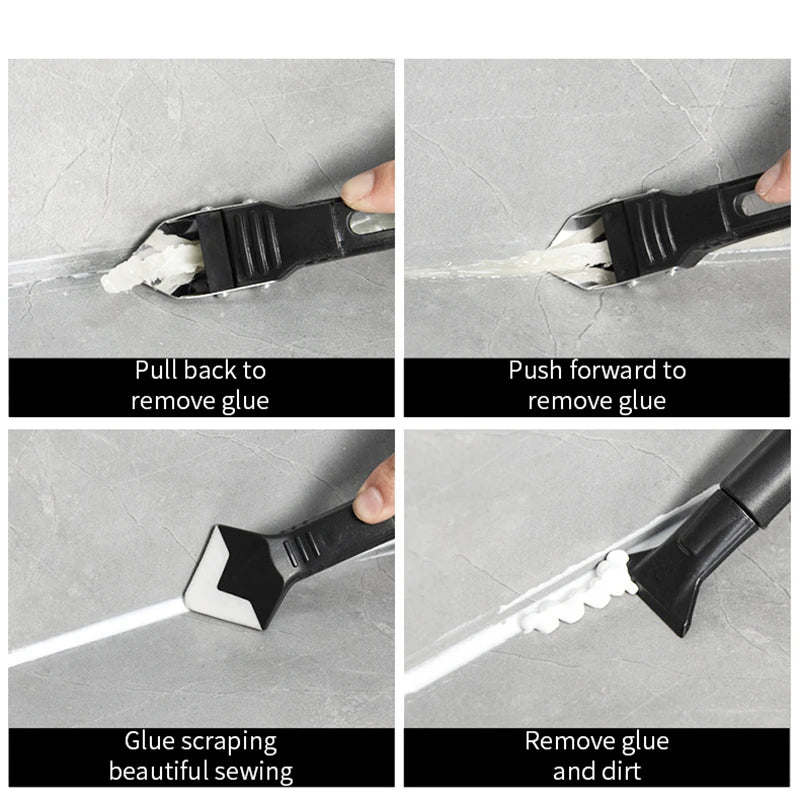 Multi-functional Special Glue Beauty Seam Scraper Burr Trimming Qme