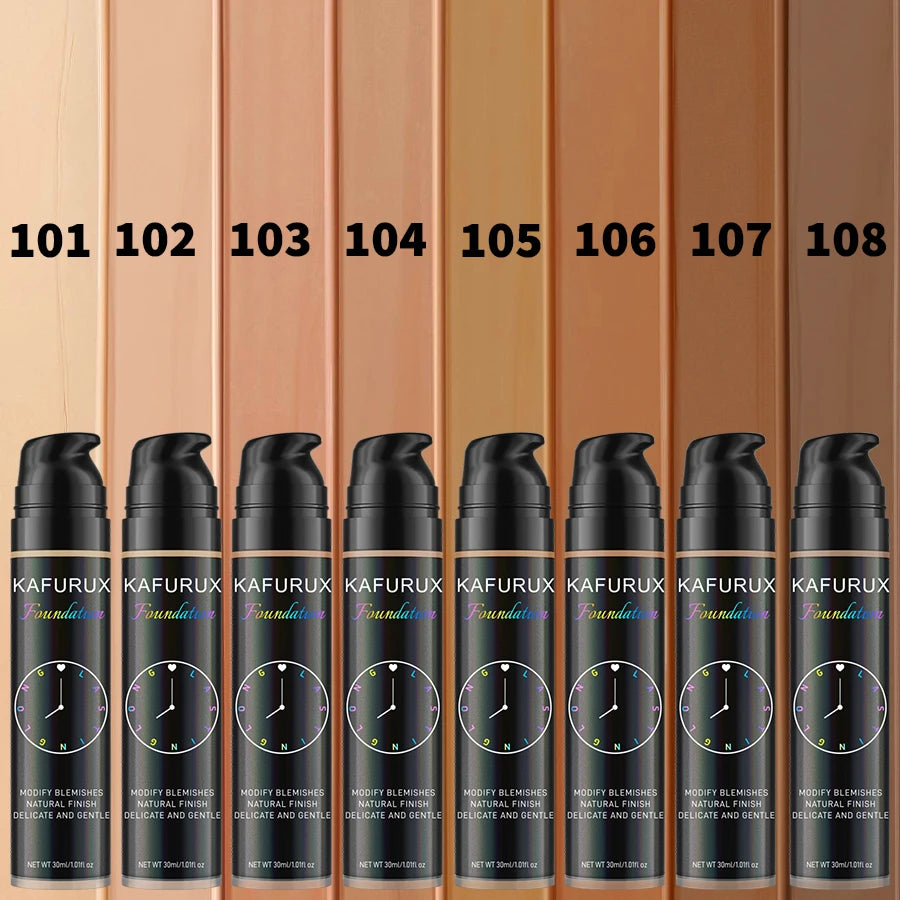 8 Colors Liquid Foundation Effective Concealer Waterproof Qme