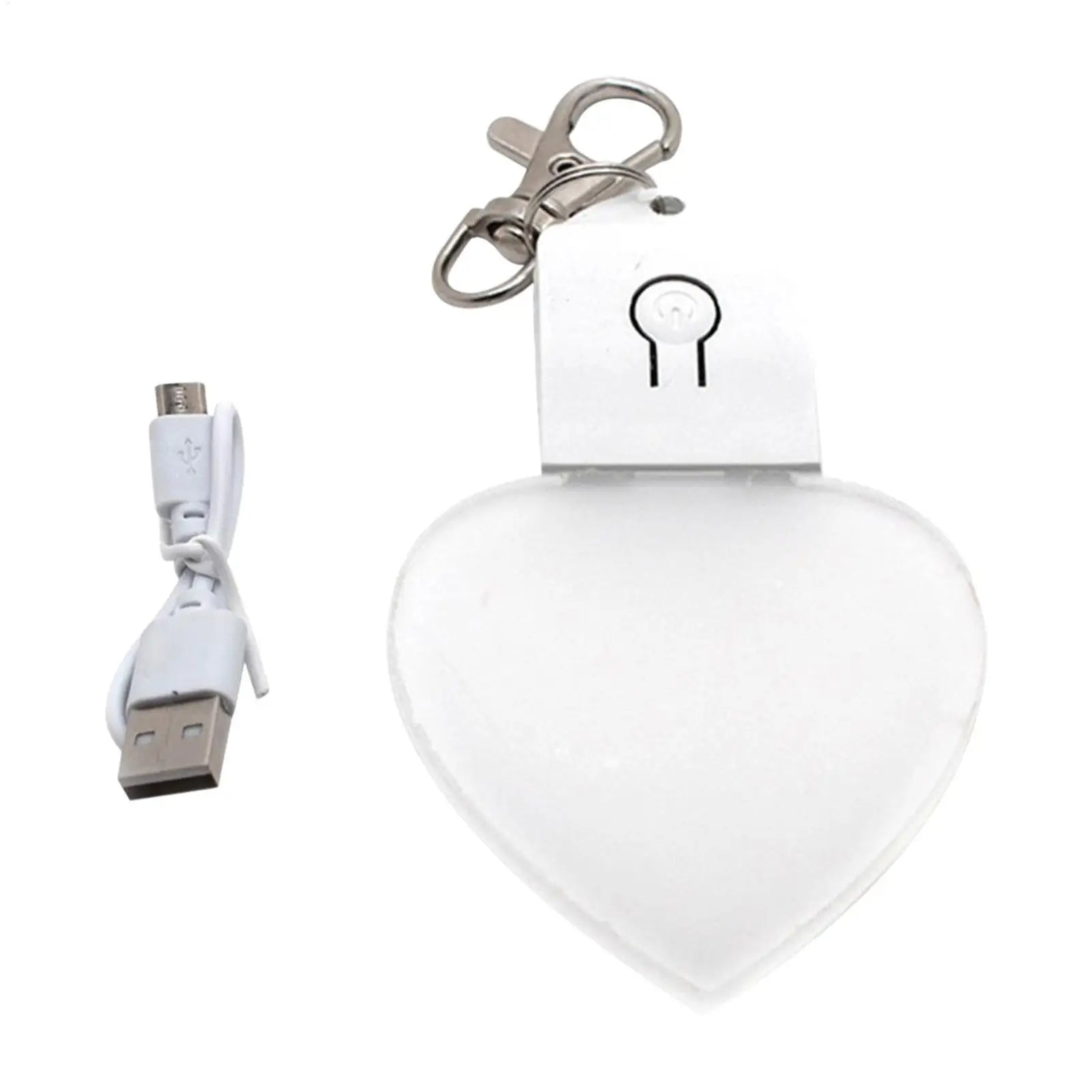 Light Up Heart for Bag Handbags Pendant Purse Must Haves Glow Heart Night Light Handbags LED Lamp for Women Wallets Qme