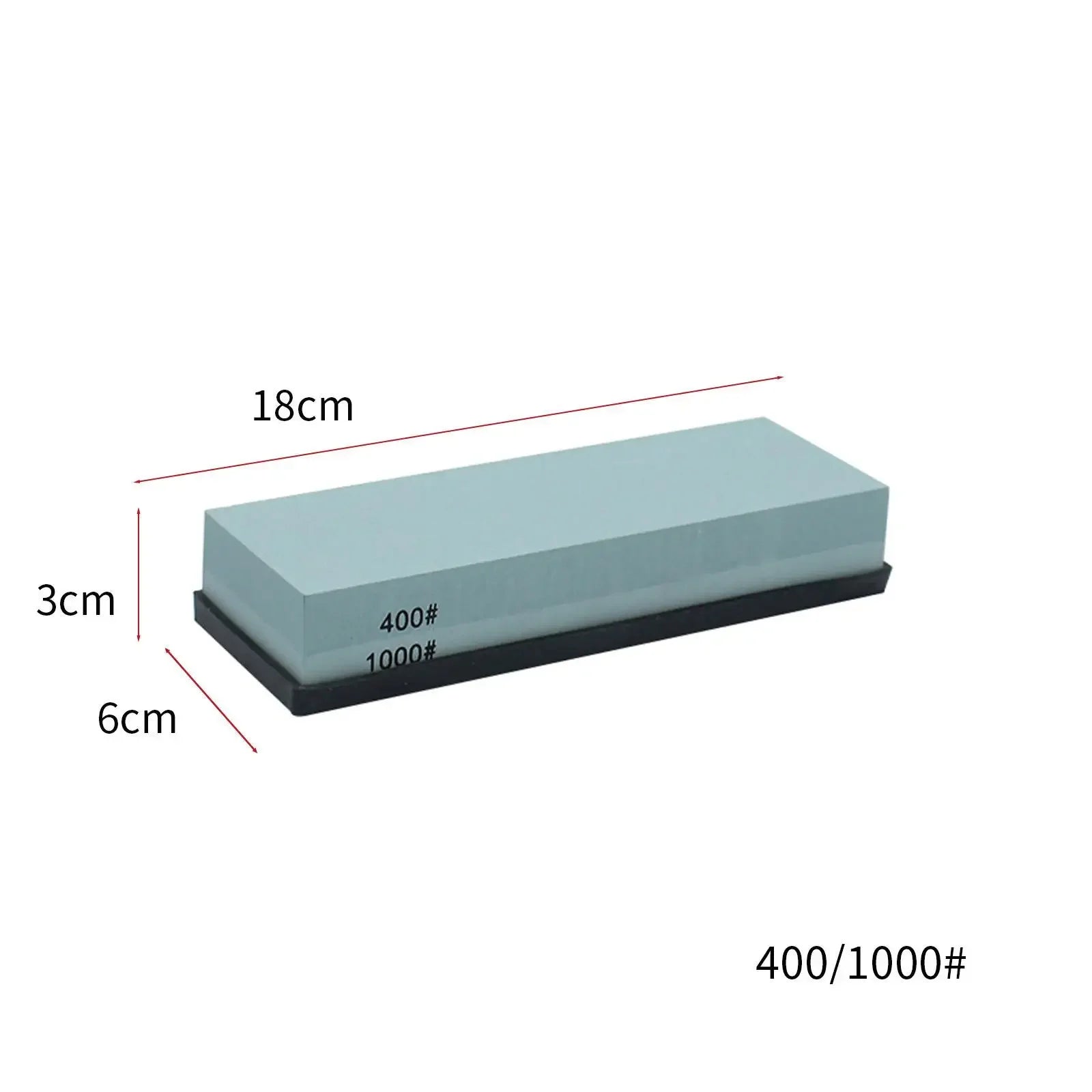 2 in 1 Professional Sharpening Stones Knife Sharpener Double-side Whetstone Grinder Stone Watster Stone Kitchen Gadgets Qme P400 1000 1pc