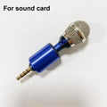 Mini Bendable Metal Recording Microphone Portable Plug Play Mic Qme A4