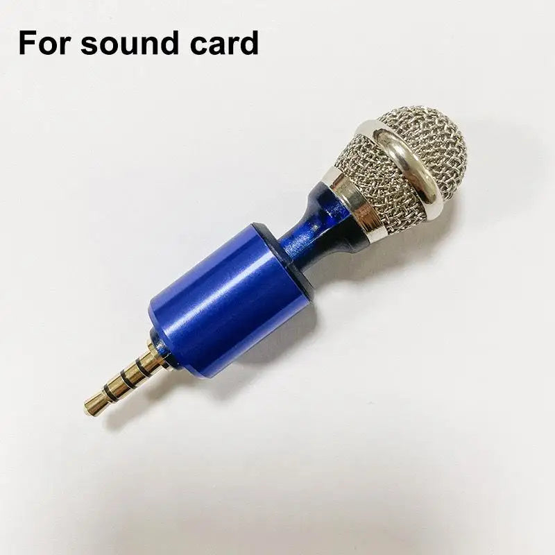 Mini Bendable Metal Recording Microphone Portable Plug Play Mic Qme A4