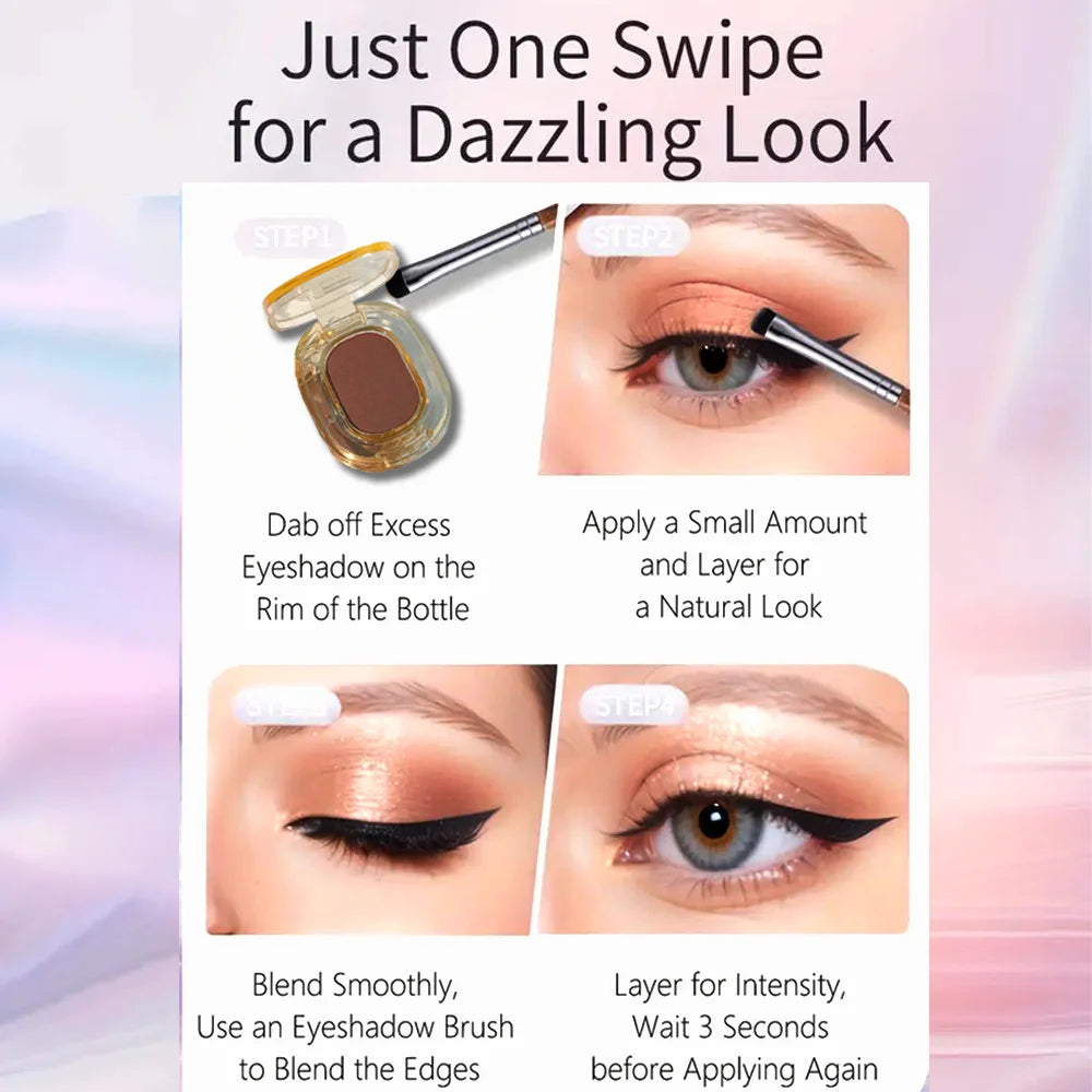 Matte Single Eyeshadow Brown Eye Brightening Face Conceal Qme