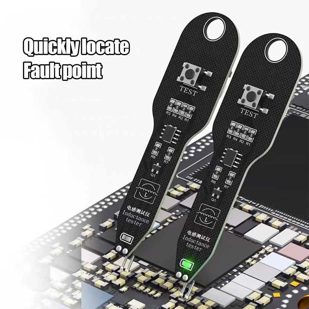 Electronic Motherboard Coil Tester Coil Pack Tester Precise Professional Detector for Electromagnetic Induction Maintenance Qme