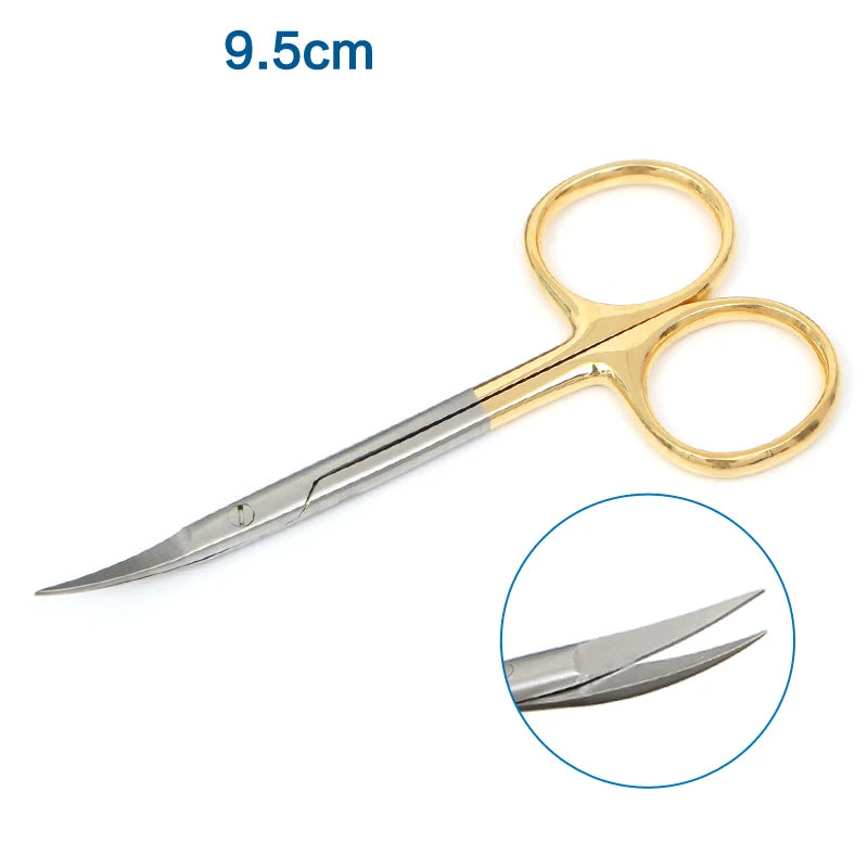 Dental Surgical Scissors Stainless Steel Needle Holder Plier Straight Qme