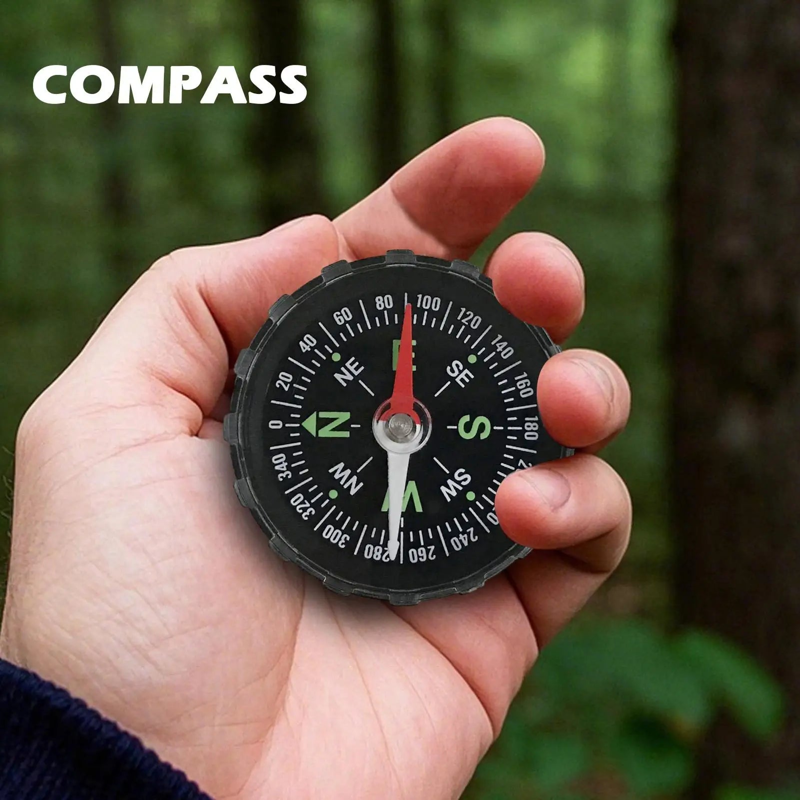 Compass Camping Multifunctional Exploration Gears Boating Navigation Compasses for Women Boys Girls Youth Teens Survival Qme