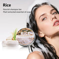 Rice Water Shampoo Bar Milk Essence Hair Care Soap Deep Cleaning Qme 60g