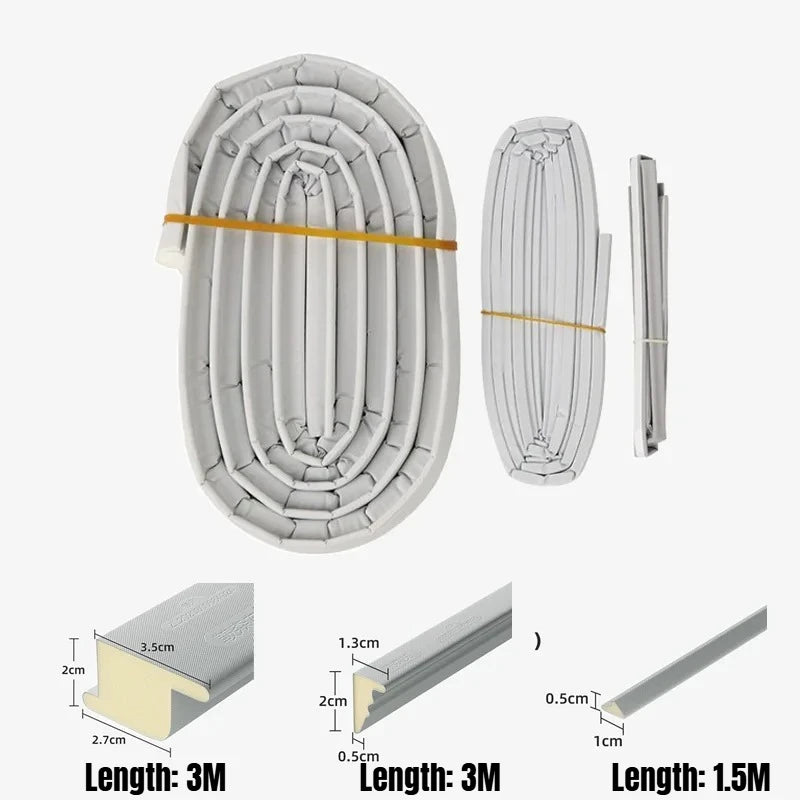 Push Pull Window Seal Strip Sliding Windows Doors Windproof Qme 1set