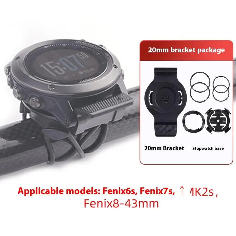 Garmin Quick Fit Quarter-turn Bike Mount Watch 20 22 Bicycle Qme 20mm