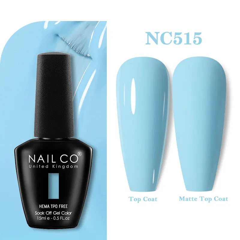 NAILCO Coat Base Gel Nail Polish Nails Art Semi Permanent Lacquer