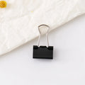 Metal Long Tail Clip Receipt Colored Swallowtail Paper Material Qme Black 20Pcs