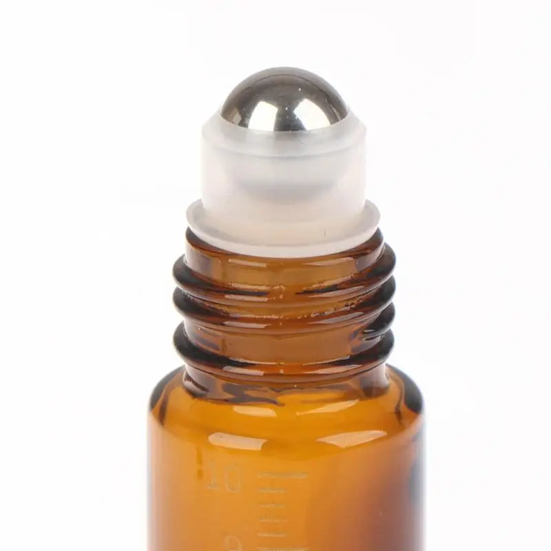 Glass Roll Bottles Plastic Wood Grain Cap Sample Roller Ball Vials Qme