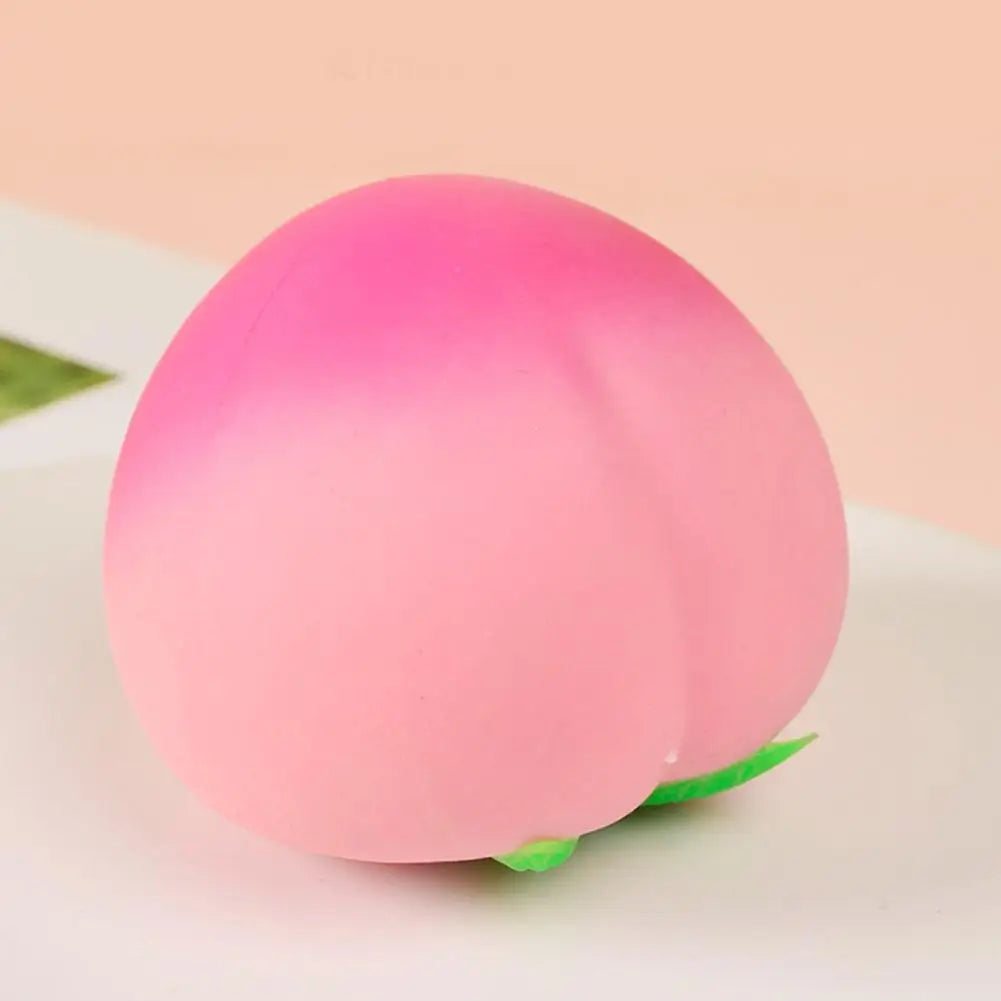 Peach Shaped Stress Balls Squishy Fruit Toys Slow Rising Antistress Qme