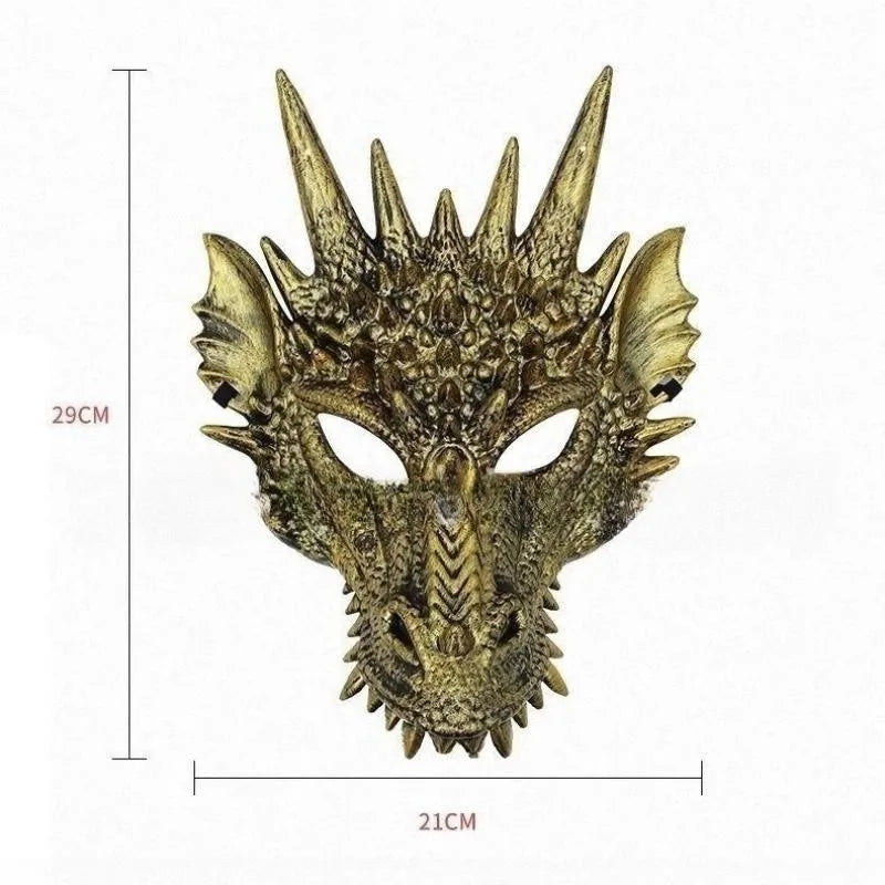 Horror Legend Organism Plastic Mask Cosplay Animal Dragon Full Face Fashion Headgear Halloween Masquerade Party Costume Prop Qme