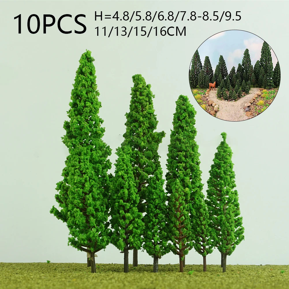 Train Artificial Miniature Tree Plastic Model Scenery Railroad Qme Default Title