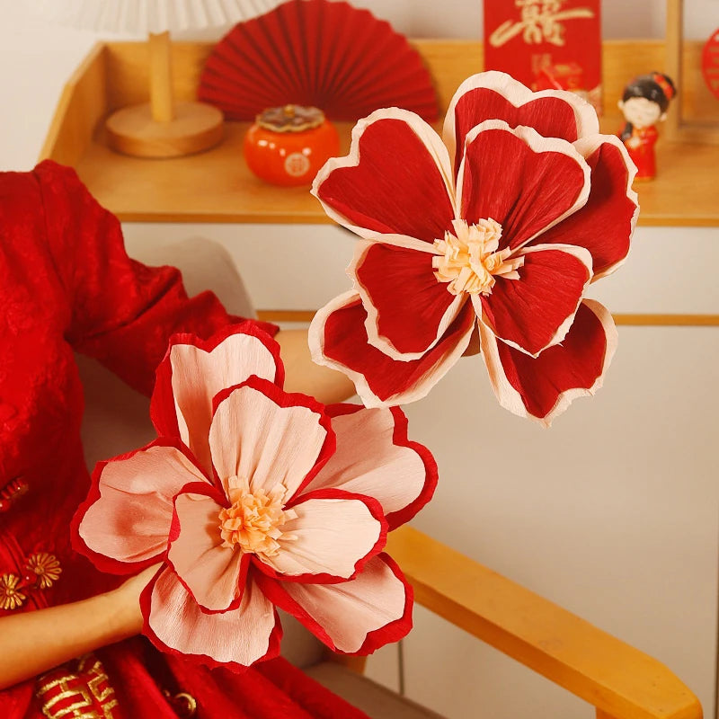 2026 Chinese New Year Decoraitons Chinese Wedding Flower Decoraitons Wedding Room Decoraitons Valentine's Day Gift Decor Qme
