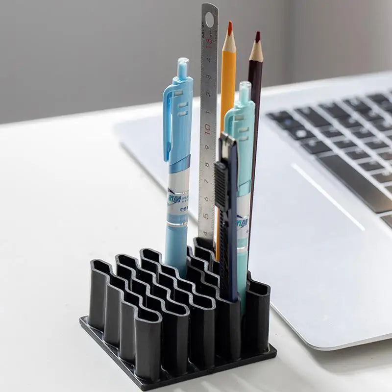 Creative Durable Desktop Brush Holder Pencil Paint Brushes Silicone Qme