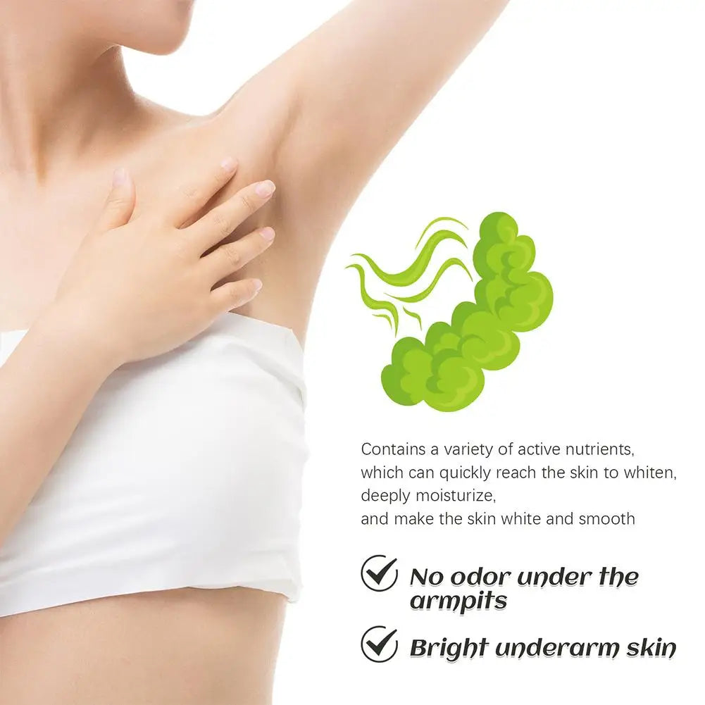 Underarm Whitening Cream Skin Smooth Lightening Cream Deodorant Serum For Underarm Body Intimate Area,Private Parts,Bikini Area Qme