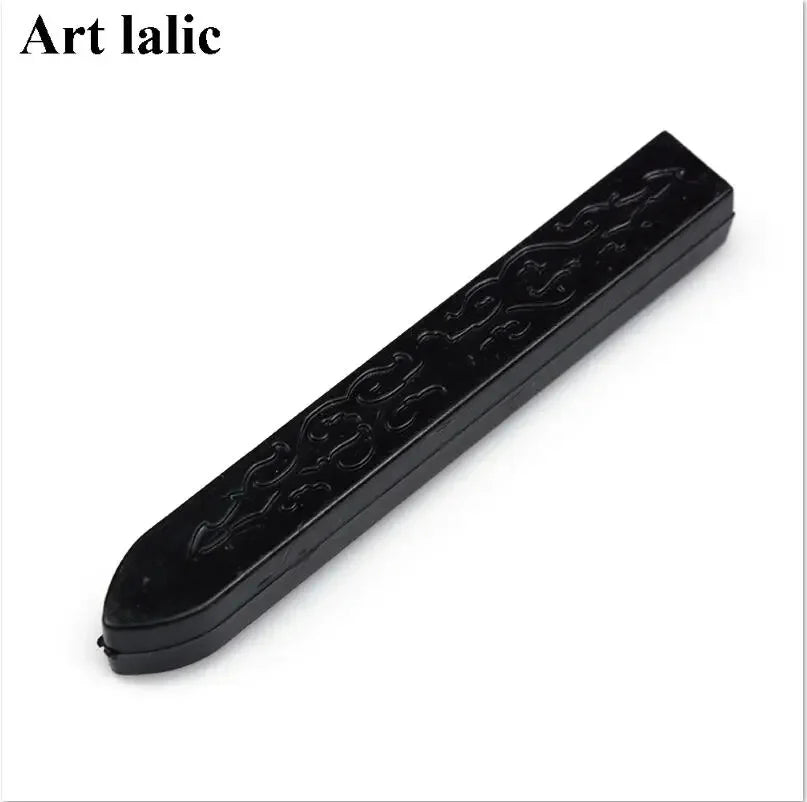 Sealing Wax Stick Retro Seal Stamps For Letter Wedding Invitations 90*10*10mm Vintage Cord Wick Vintage Sealing Wax Sticks Qme Black