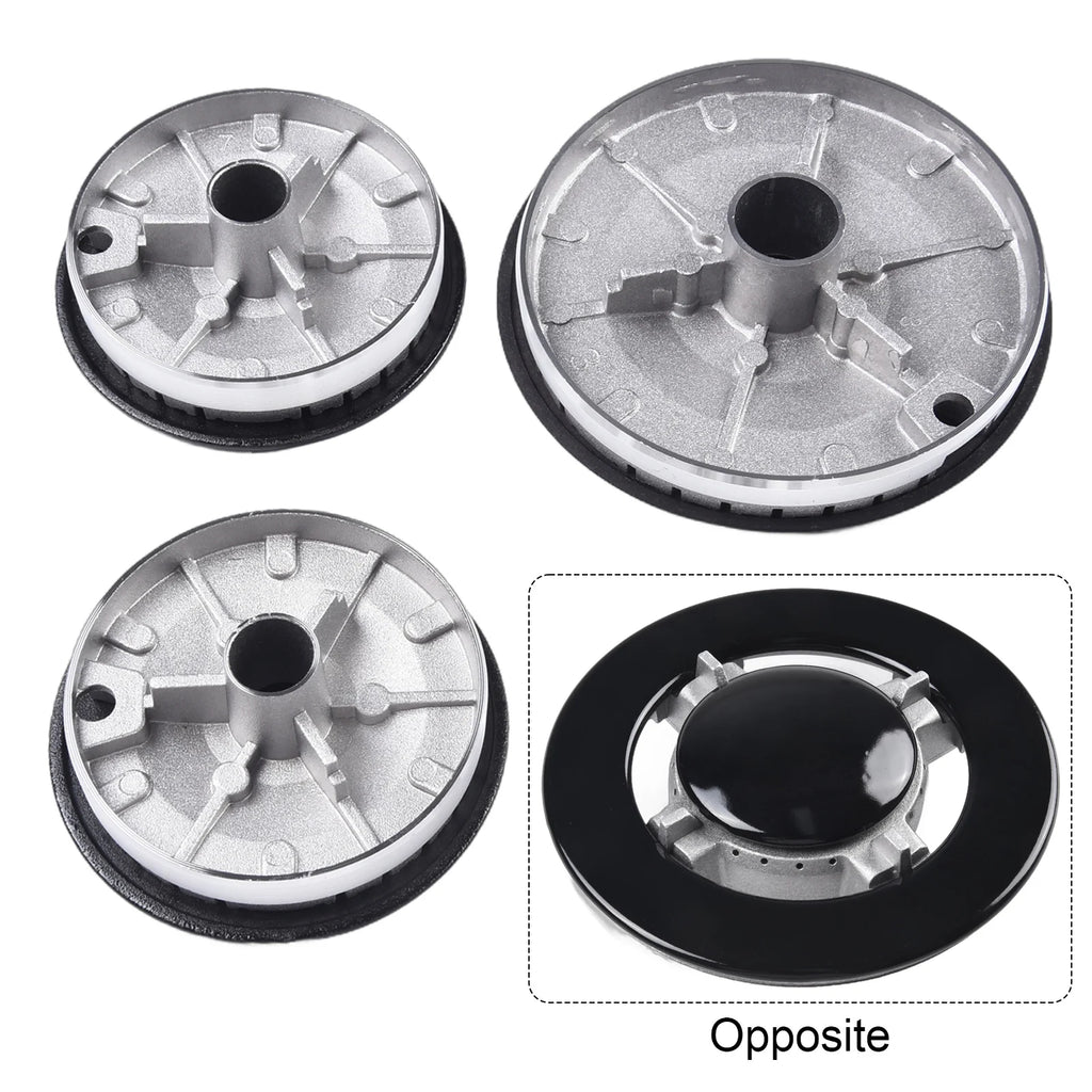 1 Set Cooker Hat Set Stove Lid Upgraded Oven Gas Hob Burner Crown Flame Cap Fits Most Gas Stove Burners Kitchen accessories Qme