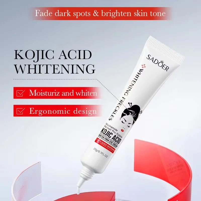 Kojic Acid Retinol Eye Cream Anti Dark Circles Remove Eye Bags Moisturizing Firming Beauty Eyes Skin Care Products Qme