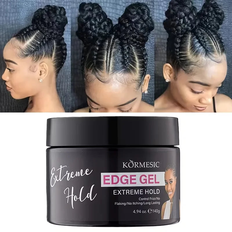 Extreme Hold Edge Gel No Itching Anti-frizz Control Long Lasting Hair Qme