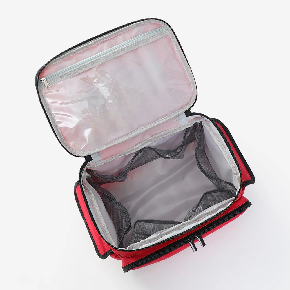 High-Capacity Portable First Aid Kit, Travel Medicine And Medication Storage Bag Oxford Cloth Organizer Box Emergency Survival Qme