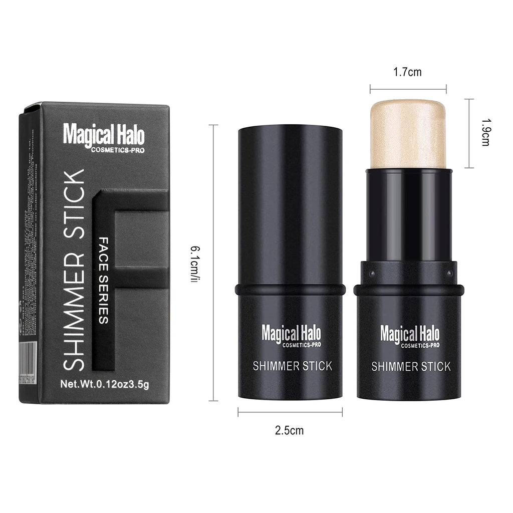 2 Colors Highlight For Face Cosmetic Face Brighten Highlighter Stick Face Contour Bronzer Shimmer Illuminator Stick Makeup Tools Qme