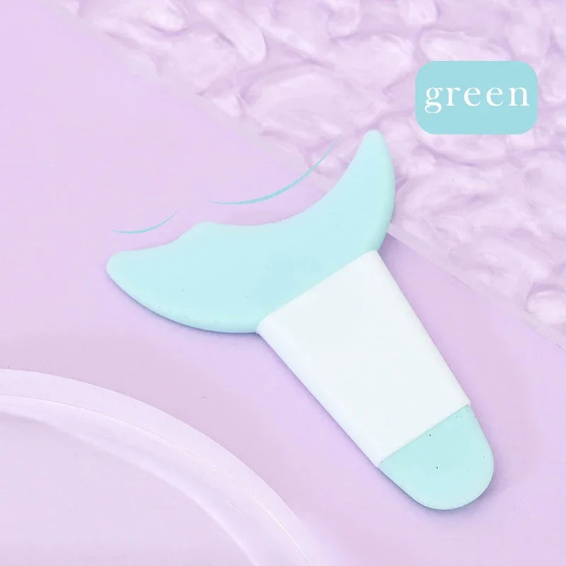 Silicone Eyeliner Stencil Tool Reusable Winged Eye Makeup Guide Qme 1pcs green