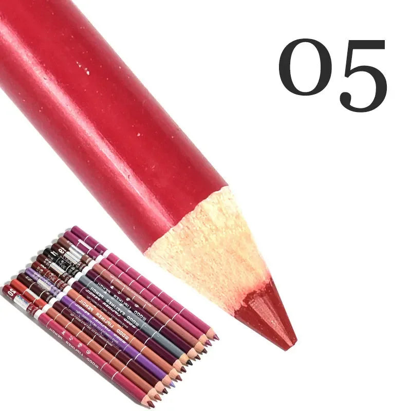 28-Colors Waterproof Lip Liner Matte Nuede Red Long Lasting Makeup