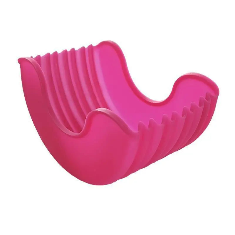 Reusable Burger Rack Useful Gadgets Silicone Frame Tool Holder Shelf Qme D