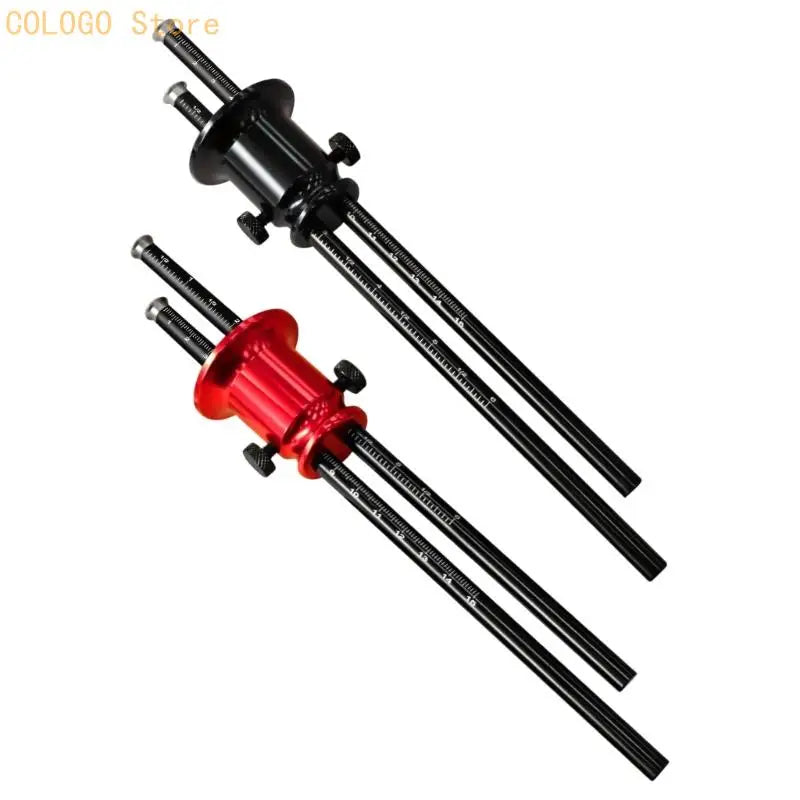 Double Scale Woodworking Accuracy Marking Scriber Steel Cutting Edges Qme