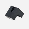 L-shaped Tissue Boxes Office, Living Room, Bedroom, Simple and Creative Folding Double-sided Tissue Box Holder Home Decoration Qme black