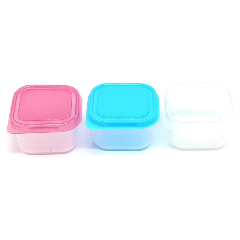 Mini Kitchen Storage Box Leakproof Lid Random Food Container Small Qme