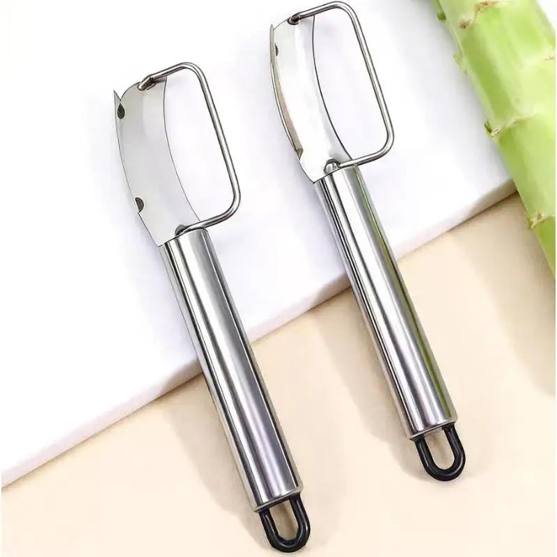 Stainless Steel Cutter Peeler Quick Safe Fruit Peeling Pit Removal Qme 2PCS B
