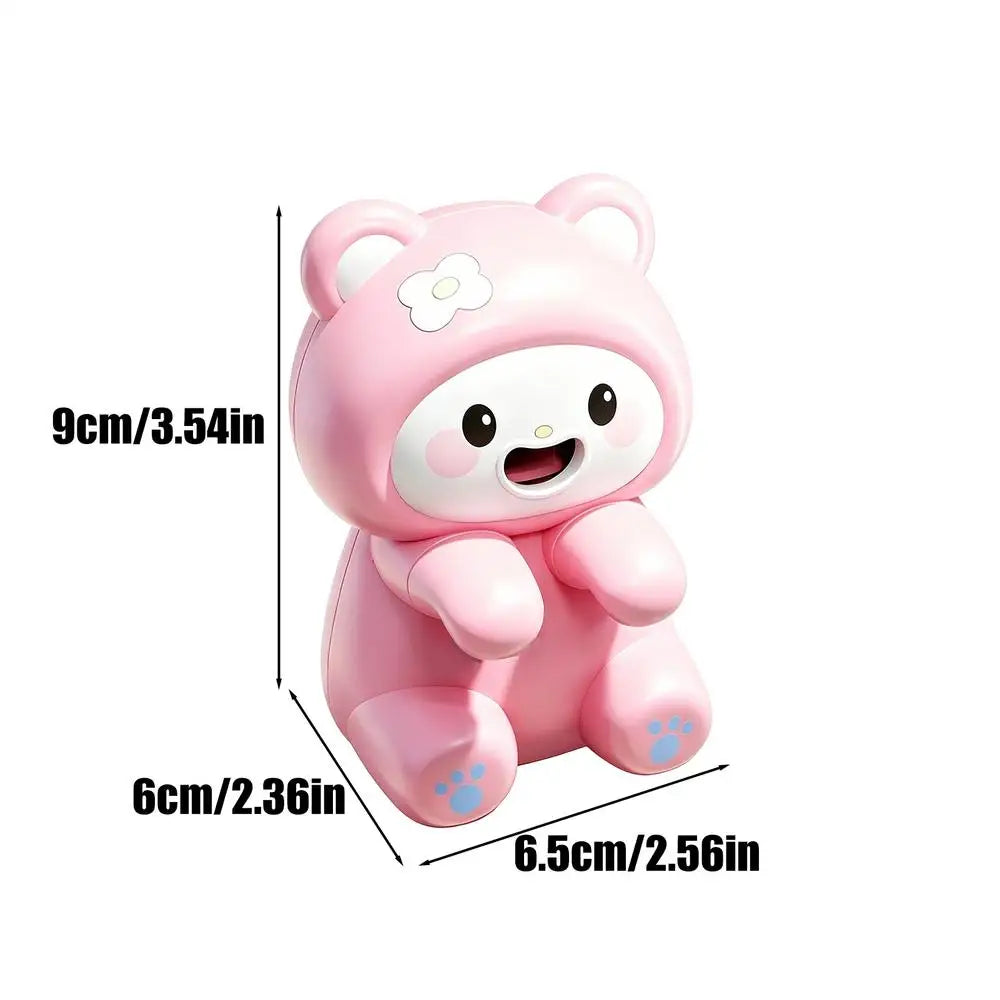 Small Fan For Cooling Food Funny Animal Quiet USB Rechargeable Cute Hot Drinks Cooler Fan For Soups Stews Coffees Teas Baked Qme China Mainland Pink