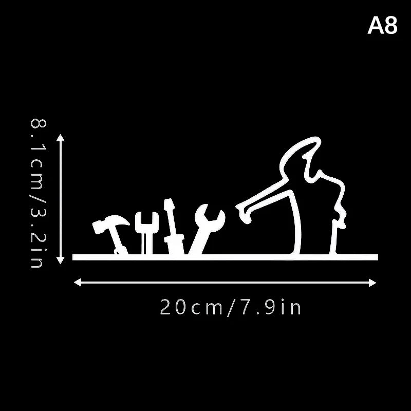 Wall Sticker Minimalist Self-adhesive Waterproof Decal Walls Doors Qme A8