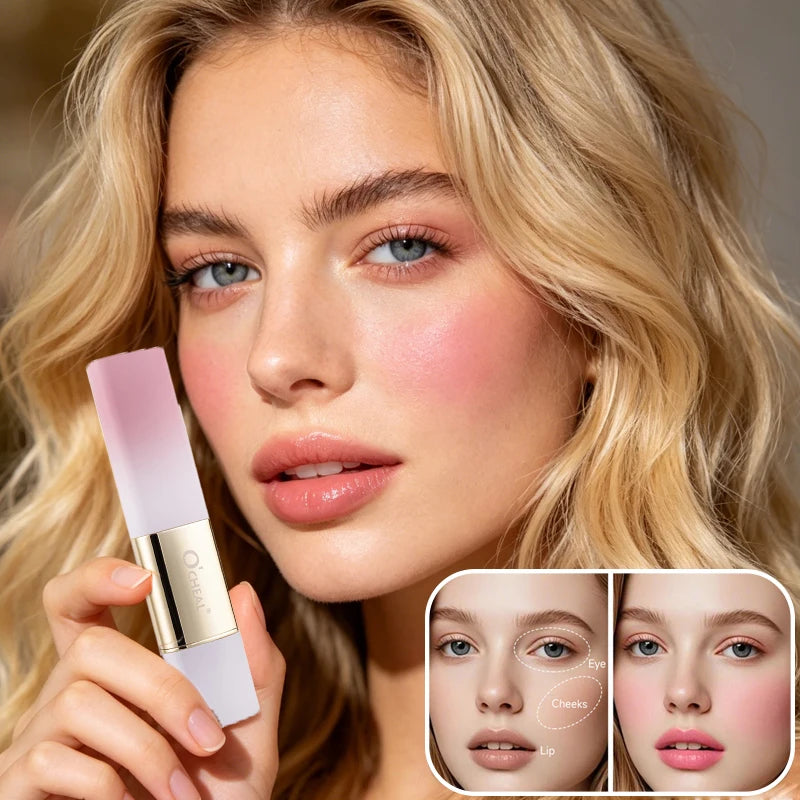 Multi Functional Powder Blusher Stick Waterproof Sweat Proof Durable Qme 1PCS