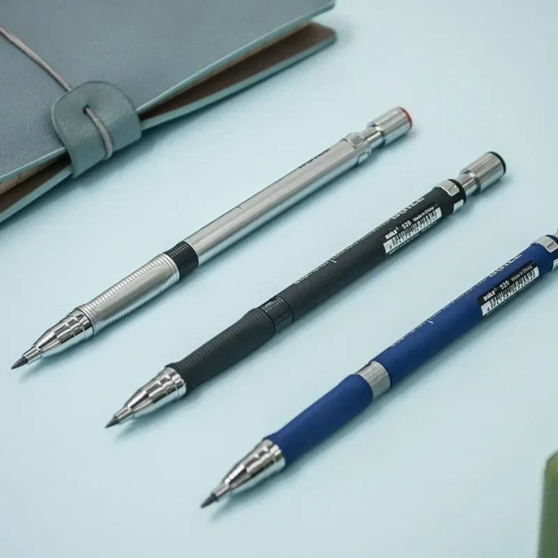 2.0mm Mechanical Pencil Set with 2B Black/Colors Lead Refill for Writing Sketching Art Drawing Painting School Automatic Pencil Qme