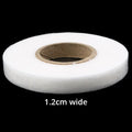 1Pc Hot Melt Double-Sided Tape For Pasting Double-Sided Non-Woven Fabric Lining and Fusible Lining in Clothing Sewing Supplies Qme 1.2cm