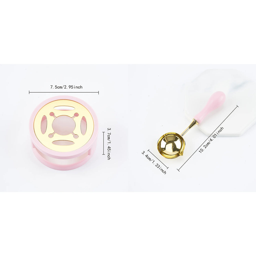 Wax Seal Stamp Sealing Warmer Melting Spoon Wedding Envelopes Qme
