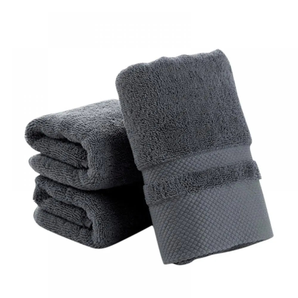 Cotton Hand Towels, Bathroom Hand Towels Set,Ultra Soft And Highly Absorbent ,Towel For Bath, Hand, Face, Gym And Spa Qme Dark Gray One Size