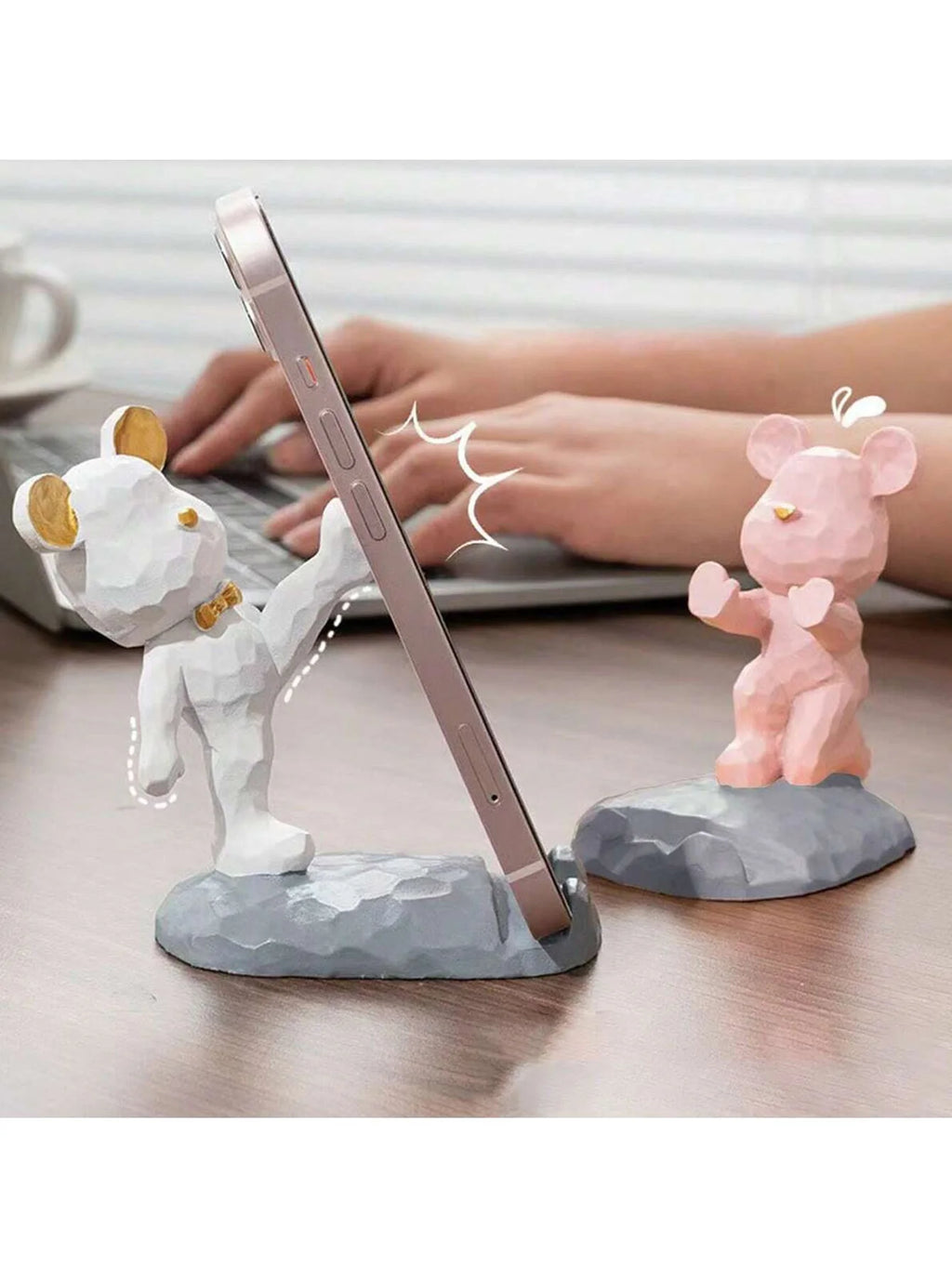 Creative Cartoon Bear Phone Stand Lazy Person's Tablet Holder Qme